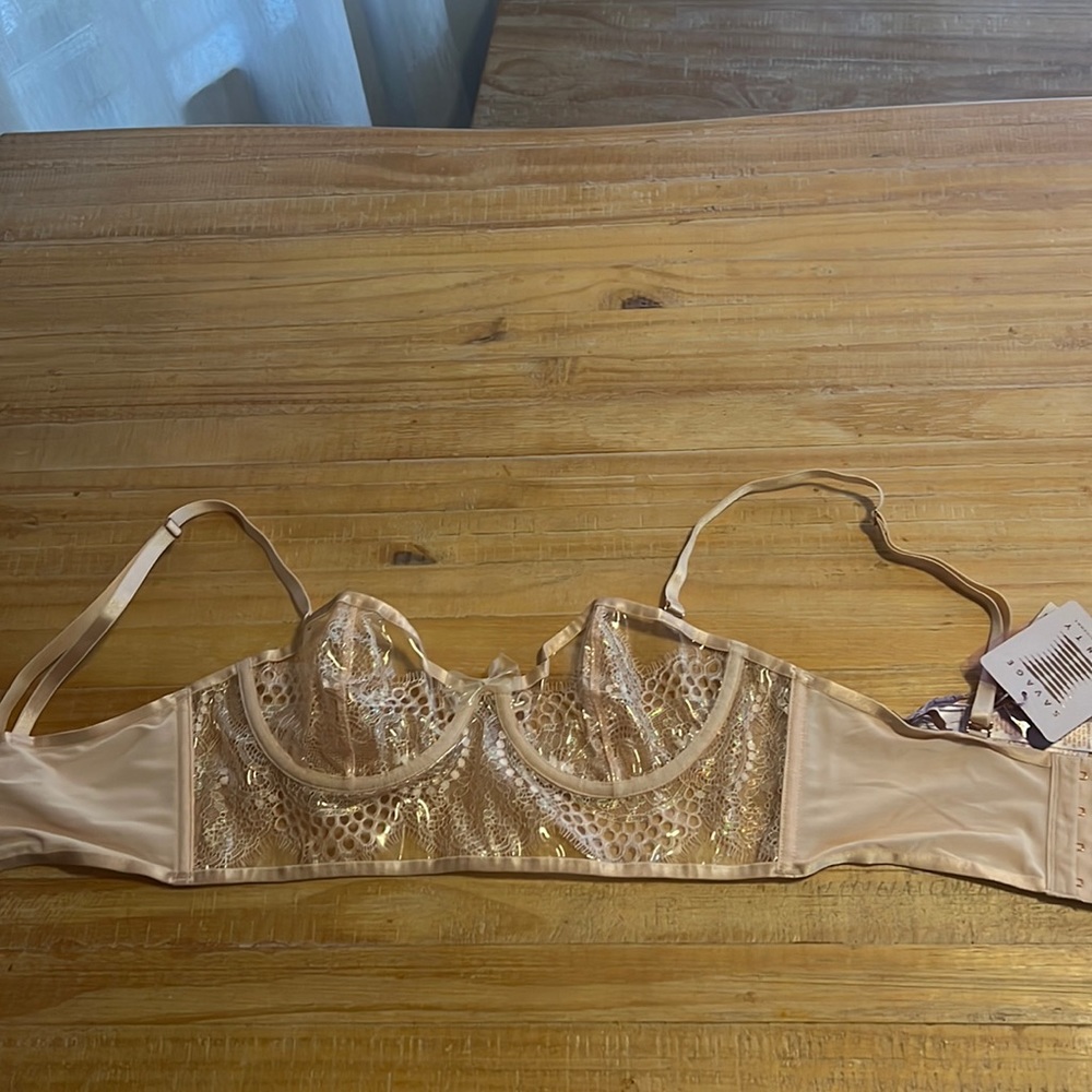 Hyper Real Lace and Vinyl Bustier